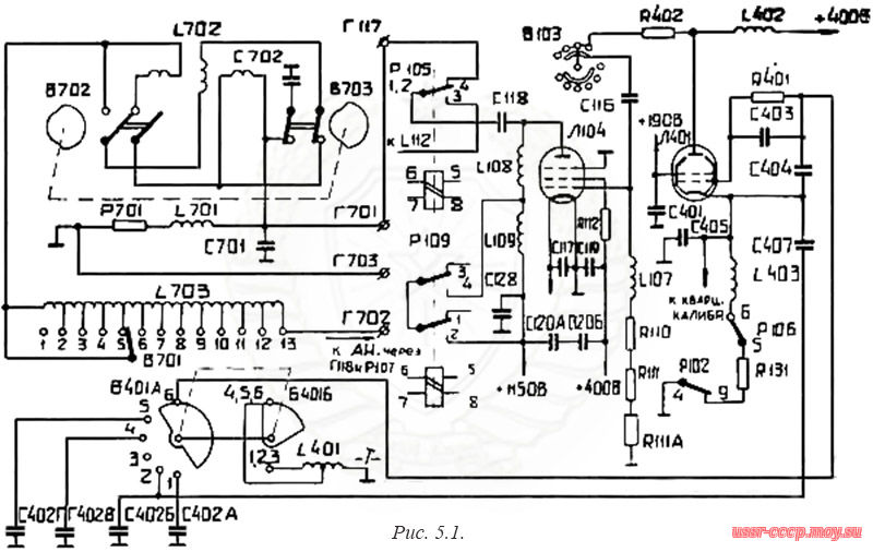 Р 104 радиостанция схема